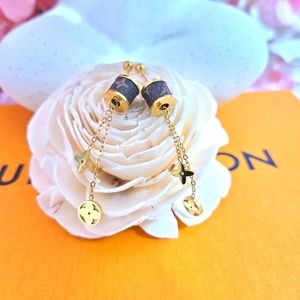 Stainless steel gold-plated earrings